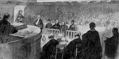 The trial of Dr Pritchard - the court during the examination of Mary M'Leod